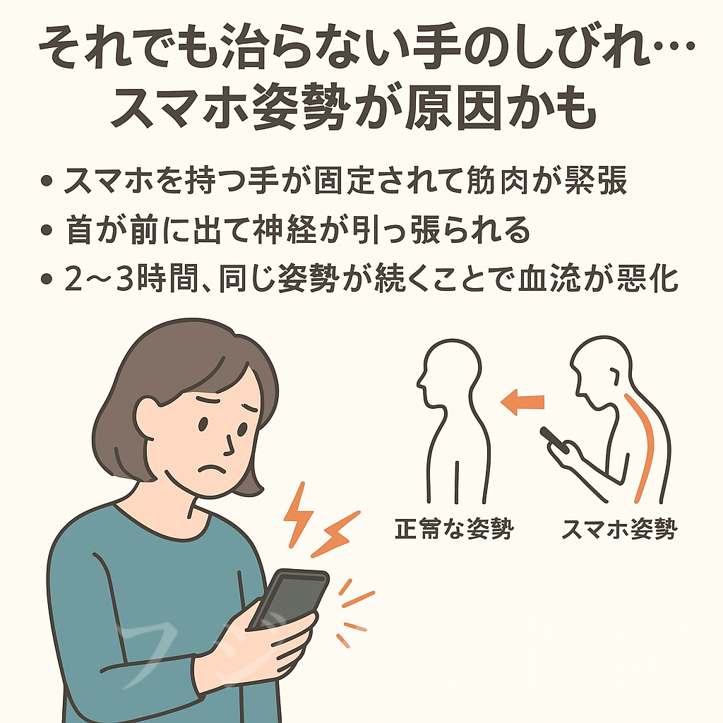 手 の しびれ スマホ